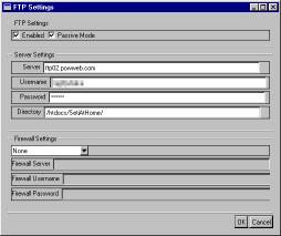 FTP Settings
